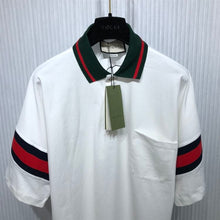 GUCCI COTTON JERSEY POLO WITH WEB - X054