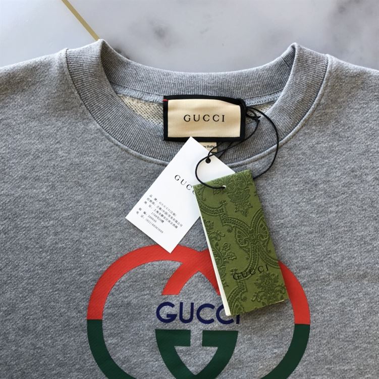 GUCCI COTTON JERSEY PRINTED SWEATSHIRT - H008