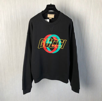 GUCCI COTTON JERSEY SWEATSHIRT WITH EMBROIDERY - H005