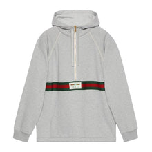 GUCCI COTTON JERSEY SWEATSHIRT WITH WEB - H004