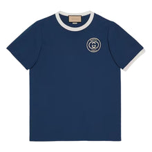 GUCCI COTTON JERSEY T-SHIRT WITH GUCCI EMBROIDERY - X013