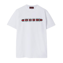 GUCCI COTTON JERSEY T-SHIRT WITH GUCCI PRINT - X021