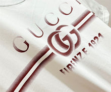 GUCCI COTTON JERSEY T-SHIRT WITH GUCCI PRINT - X023