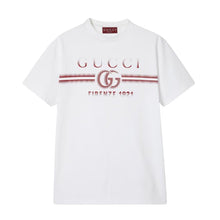 GUCCI COTTON JERSEY T-SHIRT WITH GUCCI PRINT - X023