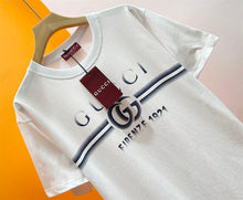 GUCCI COTTON JERSEY T-SHIRT WITH GUCCI PRINT - X024