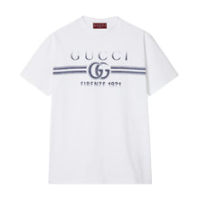 GUCCI COTTON JERSEY T-SHIRT WITH GUCCI PRINT - X024