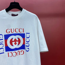 GUCCI COTTON JERSEY T-SHIRT WITH GUCCI PRINT - X025