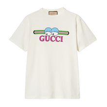 GUCCI COTTON JERSEY T-SHIRT WITH GUCCI PRINT - X040