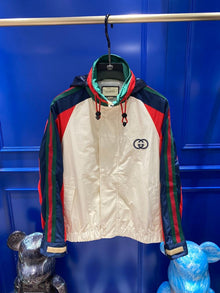 GUCCI COTTON NYLON JACKET WITH PATCH - CA004