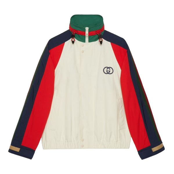 GUCCI COTTON NYLON JACKET WITH PATCH - CA004