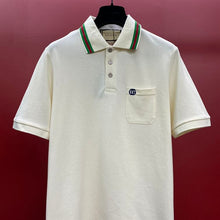 GUCCI COTTON PIQUET POLO WITH DOUBLE G - X010