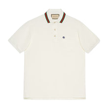 GUCCI COTTON PIQUET POLO WITH DOUBLE G - X010