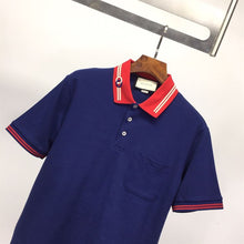 GUCCI COTTON PIQUET POLO WITH INTERLOCKING G - X046