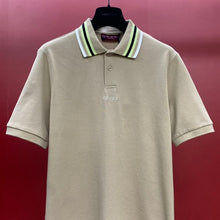 GUCCI COTTON POLO SHIRT WITH EMBROIDERY - X027