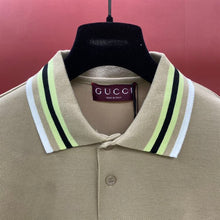 GUCCI COTTON POLO SHIRT WITH EMBROIDERY - X027