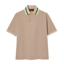 GUCCI COTTON POLO SHIRT WITH EMBROIDERY - X027