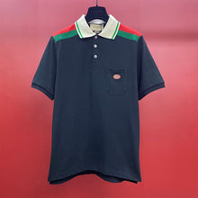 GUCCI COTTON POLO WITH INTERLOCKING G - X031