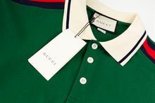 GUCCI COTTON POLO WITH INTERLOCKING G - X034