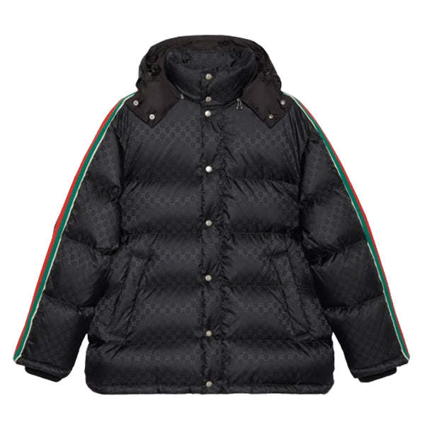 GUCCI JACQUARD NYLON PADDED COAT - CA026