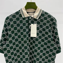 GUCCI GG STRETCH COTTON POLO GREEN - X005