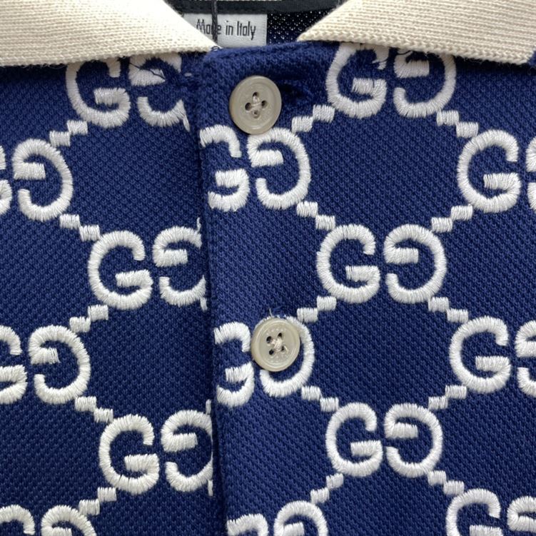 GUCCI GG STRETCH COTTON POLO - X001