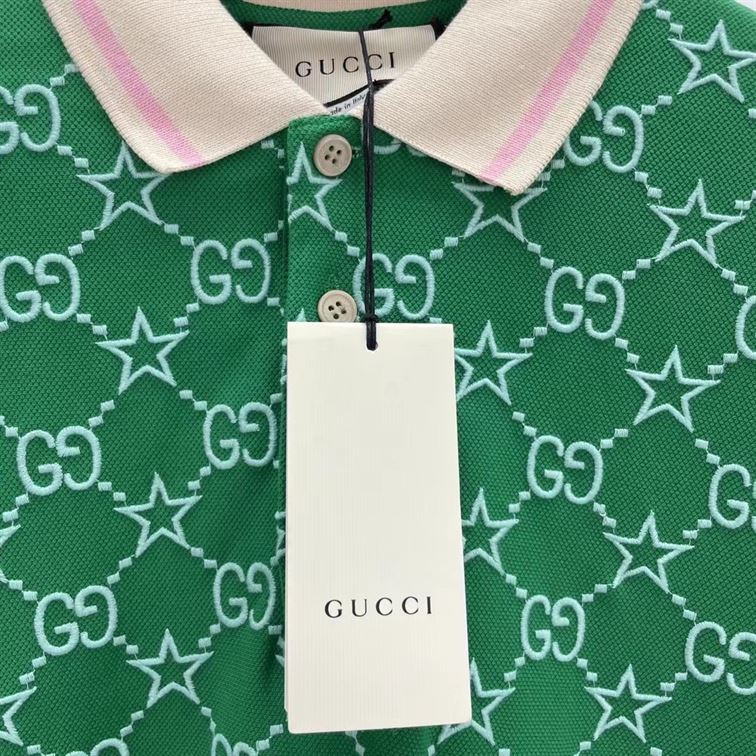 GUCCI GG STRETCH COTTON POLO - X004