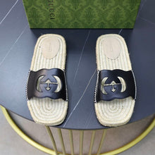 GUCCI INTERLOCKING G CUT-OUT SLIDE SANDAL - Q099