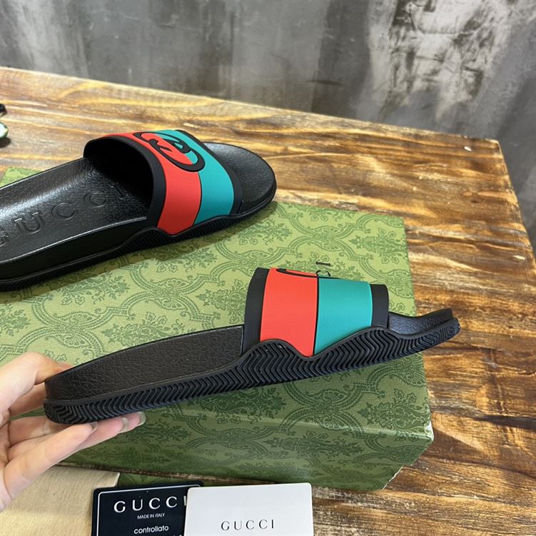 GUCCI INTERLOCKING G SLIDE SANDAL - Q105