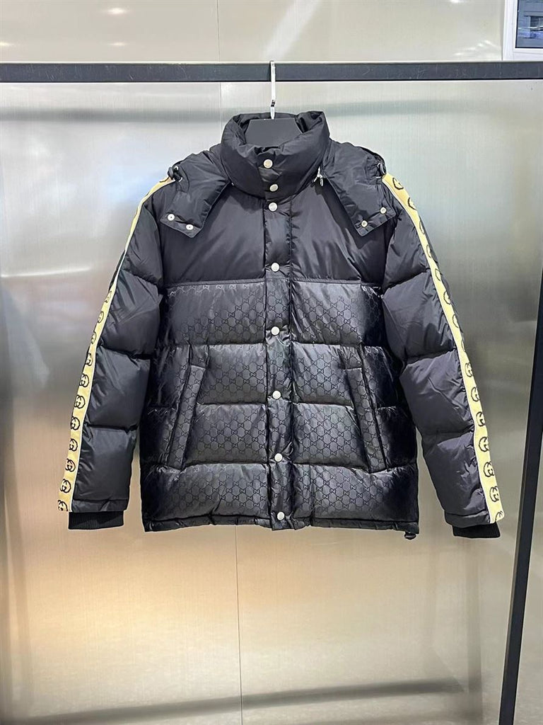 GUCCI JACQUARD NYLON PADDED COAT - CA026