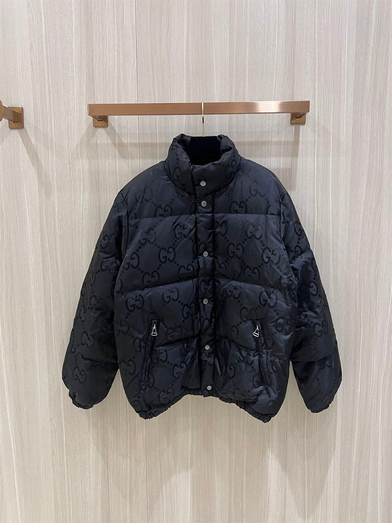 GUCCI JUMBO GG CANVAS DOWN JACKET - CA003