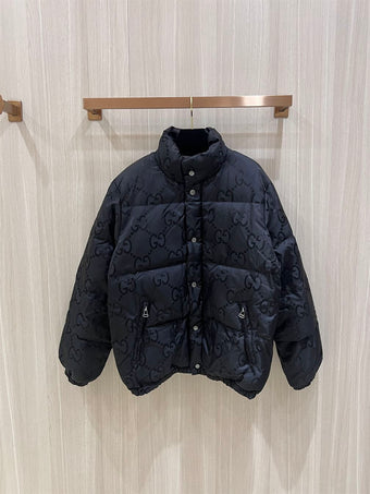 GUCCI JUMBO GG CANVAS DOWN JACKET - CA003