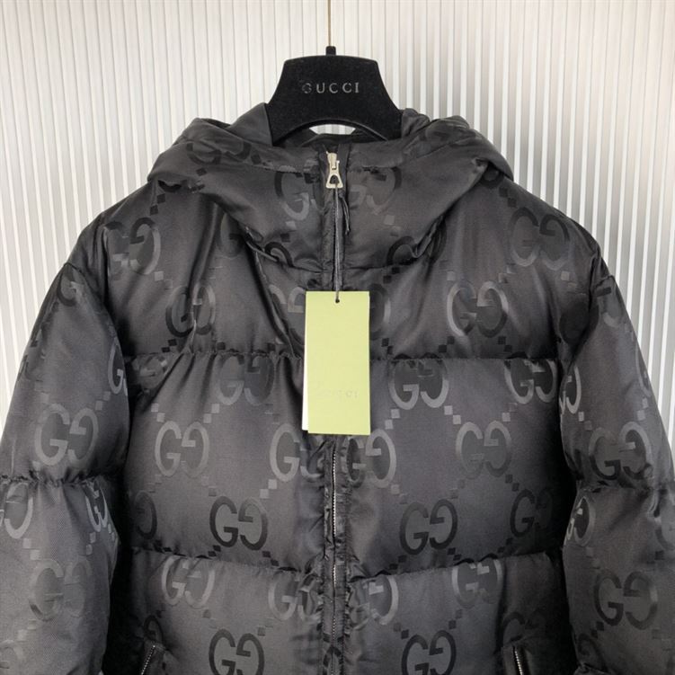 GUCCI JUMBO GG CANVAS JACKET BLACK - CA011