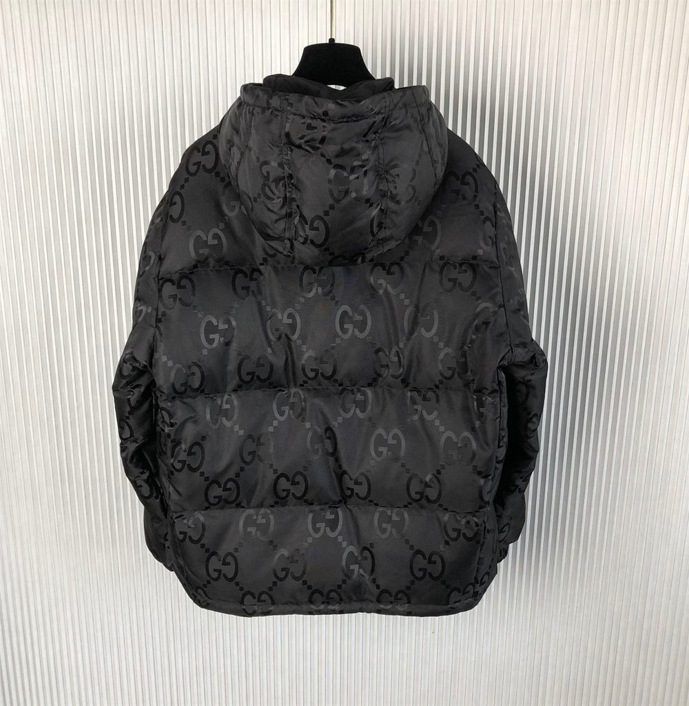 GUCCI JUMBO GG CANVAS JACKET BLACK - CA011