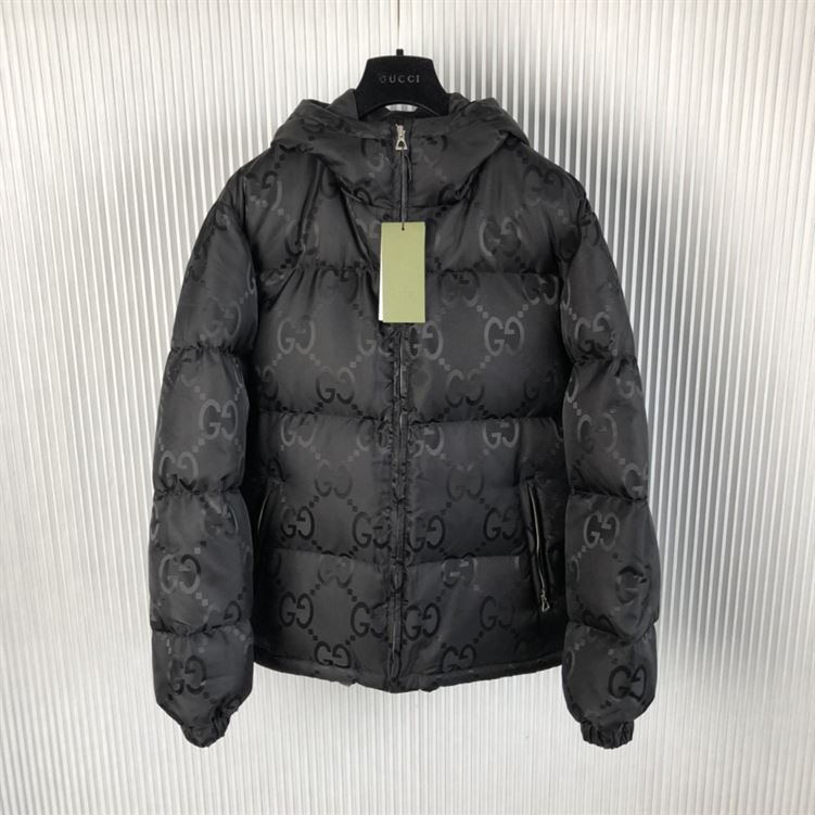 GUCCI JUMBO GG CANVAS JACKET BLACK - CA011