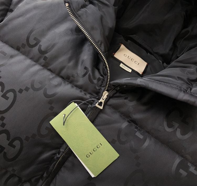 GUCCI JUMBO GG CANVAS JACKET BLACK - CA011