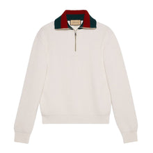 GUCCI KNIT WOOL JUMPER WITH WEB - H024