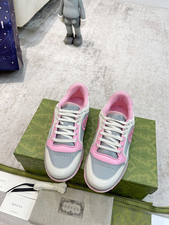 GUCCI MAC80 LOW-TOP SNEAKER WHITE GREY PINK - G018