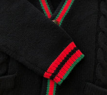 GUCCI OVERSIZE CABLE KNIT CARDIGAN - H007