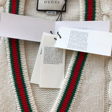 GUCCI OVERSIZE CABLE KNIT CARDIGAN - H013