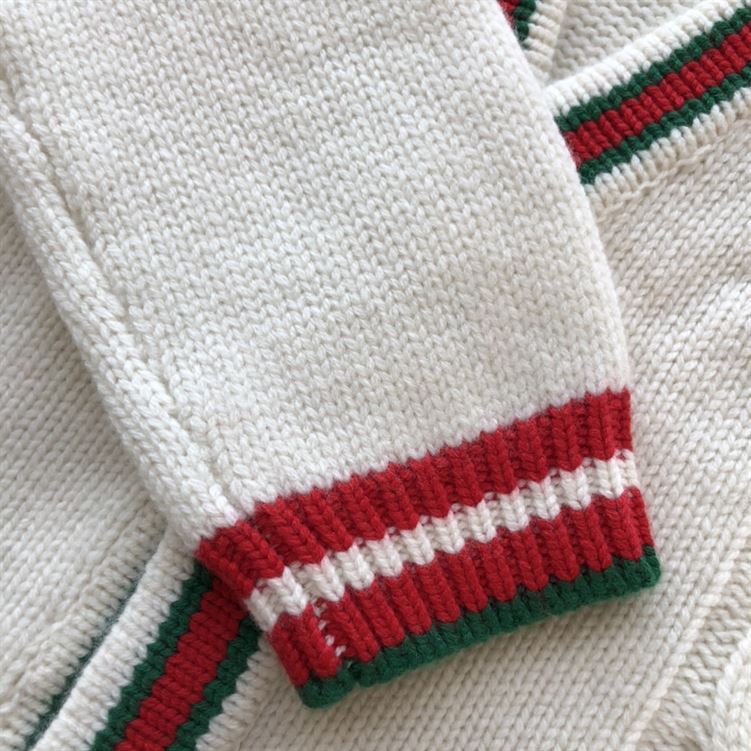 GUCCI OVERSIZE CABLE KNIT CARDIGAN - H013