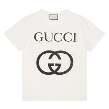 GUCCI OVERSIZE T-SHIRT WITH INTERLOCKING G - X019