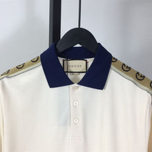 GUCCI POLO WITH INTERLOCKING G STRIPE - X050