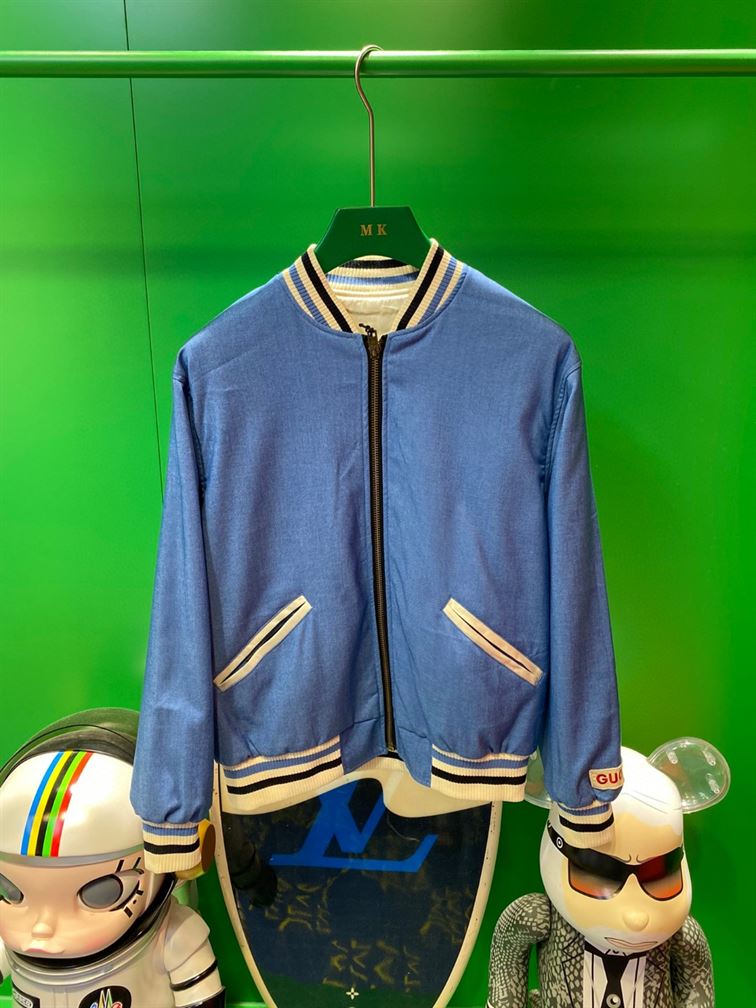 GUCCI REVERSIBLE COTTON BOMBER JACKET - CA021