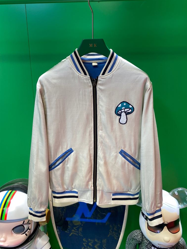 GUCCI REVERSIBLE COTTON BOMBER JACKET - CA021