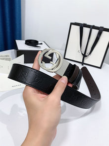 GUCCI REVERSIBLE GUCCI SIGNATURE BELT - AB030