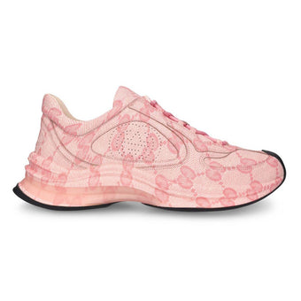 GUCCI RUN SNEAKER LIGHT PINK LEATHER - G035