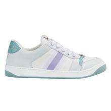 GUCCI SCREENER LOW-TOP SNEAKERS LIGHT BLUE AND WHITE - G033