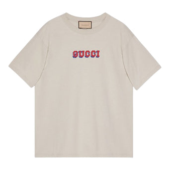 GUCCI T-SHIRT WITH GUCCI PRINT - X030