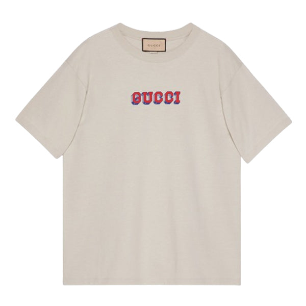 GUCCI T-SHIRT WITH GUCCI PRINT - X030