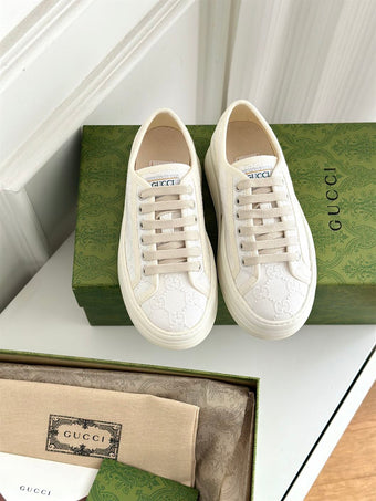 GUCCI TENNIS 1977 SNEAKER OFF WHITE CANVAS - G027